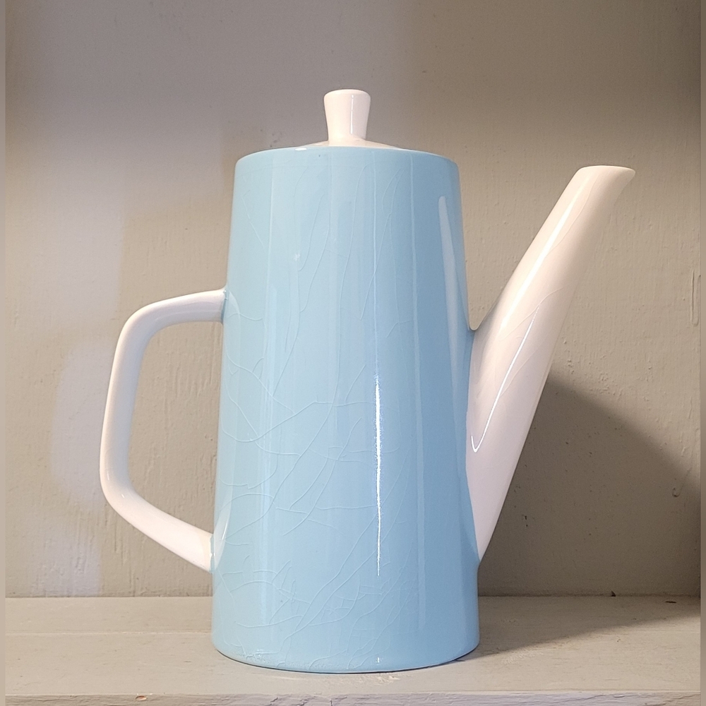 Vintage Blue And White Mikasa Teapot - Picture 3 of 13